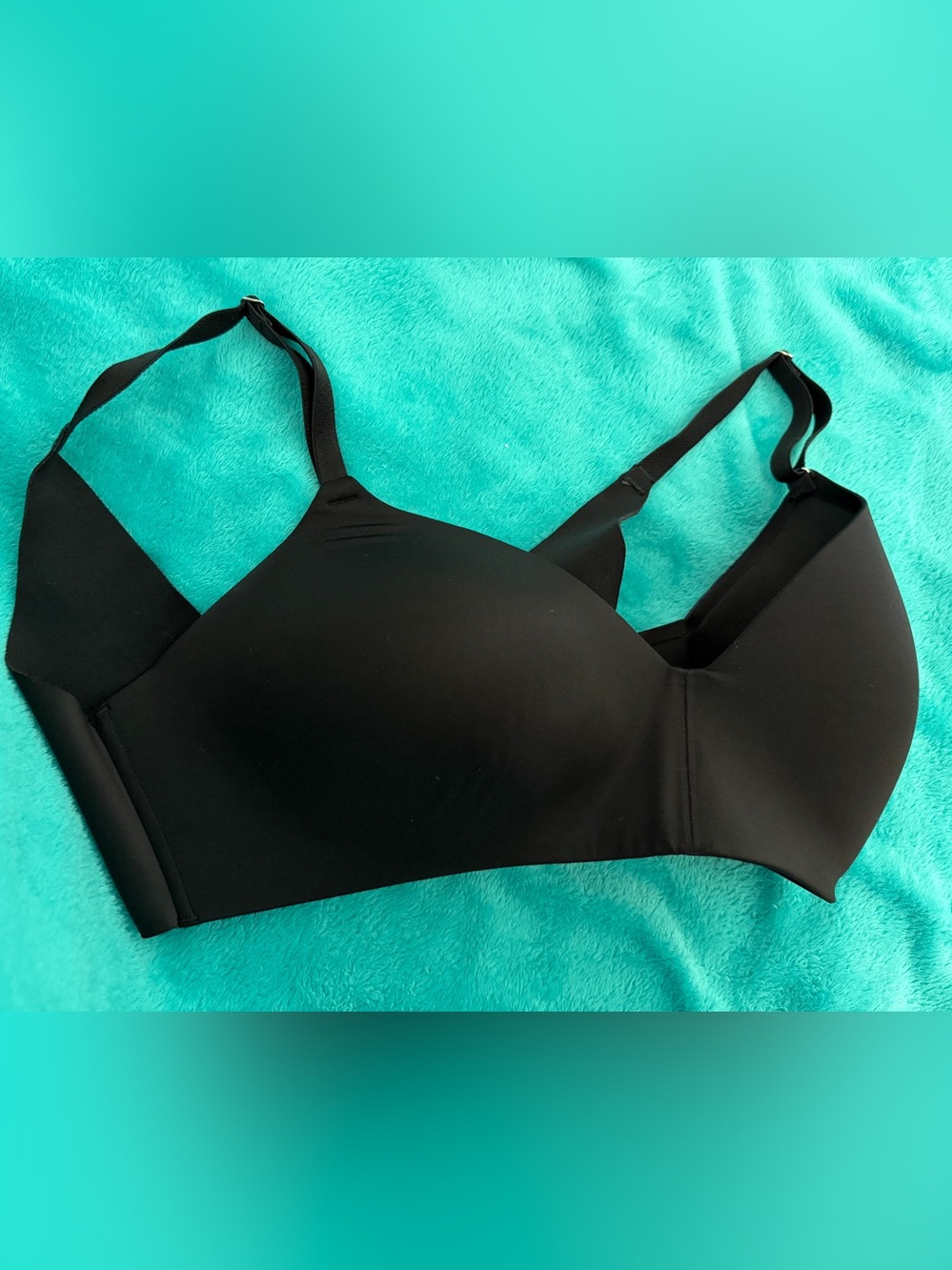 SOMA Black Vanishing Back Wireless Bra 34D